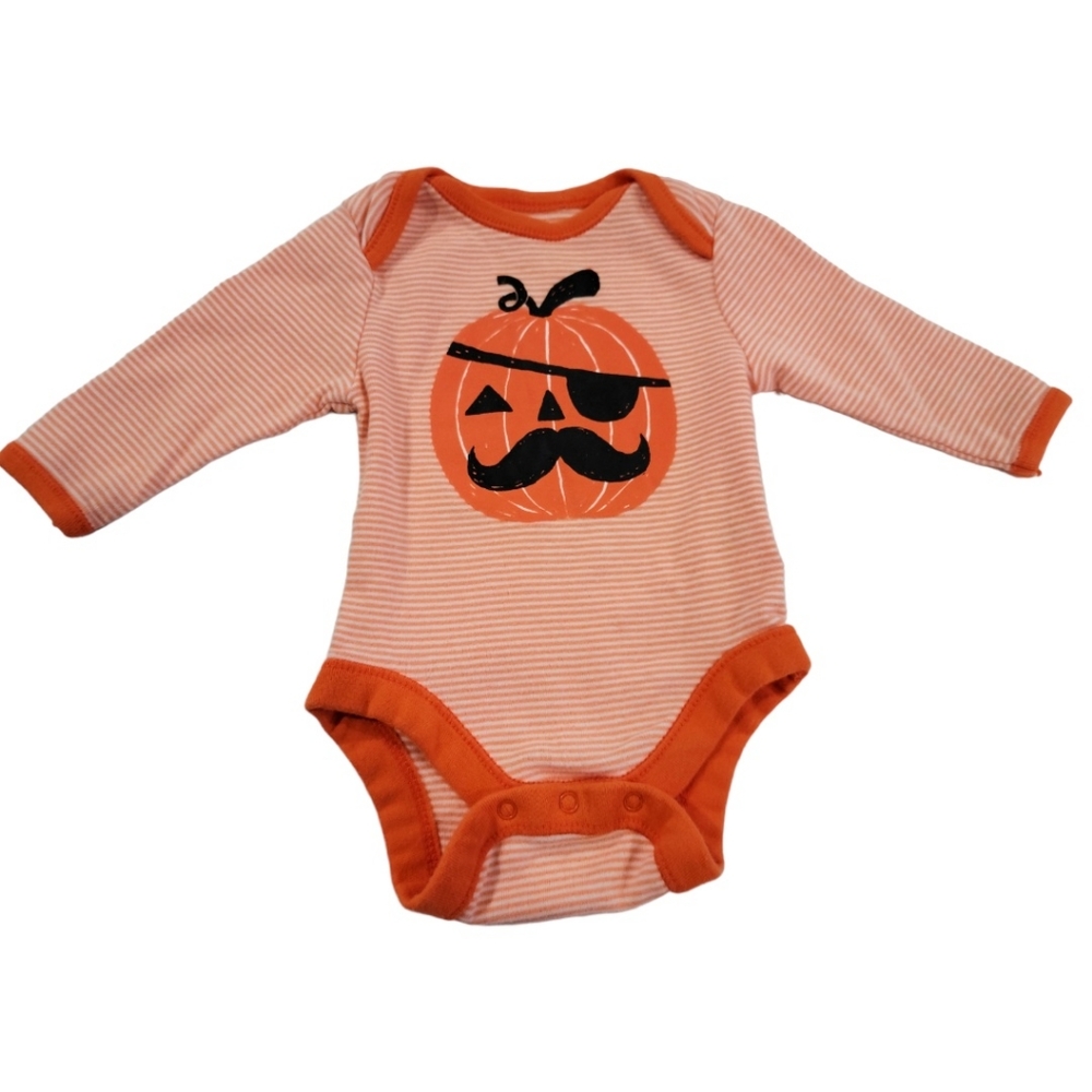 Old Navy pirate pumpkin baby onsie